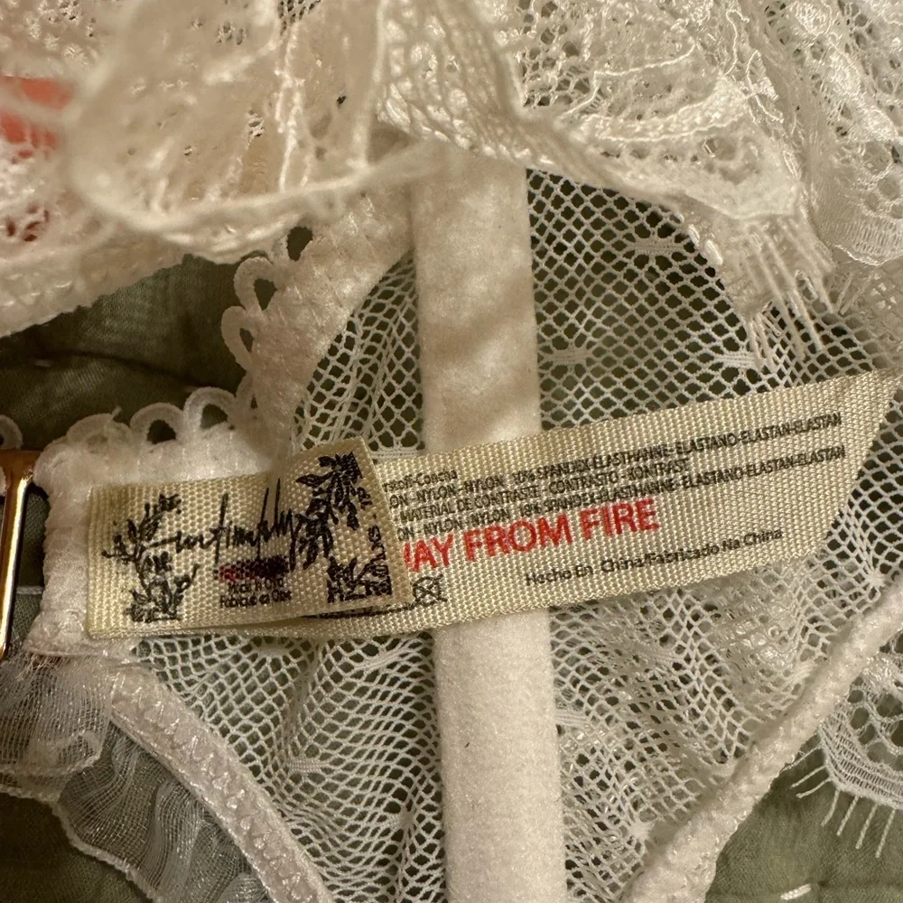 NWOT Free People Want It All Longline Underwire Bralette | XSmall | White